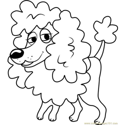 Pound Puppies Babette Free Coloring Page for Kids