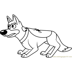 Pound Puppies Bert Free Coloring Page for Kids