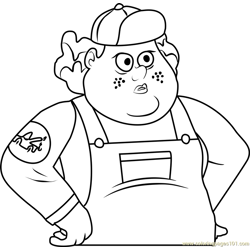 Pound Puppies Big Jane Tucker Free Coloring Page for Kids