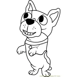 Pound Puppies Bobo Free Coloring Page for Kids