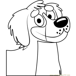 Pound Puppies Bumbles Free Coloring Page for Kids