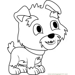 Pound Puppies Humphrey Free Coloring Page for Kids