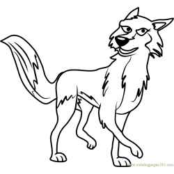 Pound Puppies Lola Free Coloring Page for Kids