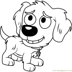Pound Puppies Noodles Free Coloring Page for Kids