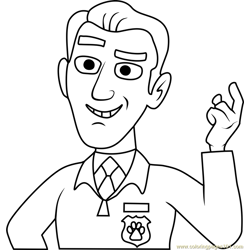 Pound Puppies Robert Netter Free Coloring Page for Kids