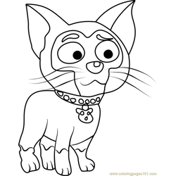 Pound Puppies Squeak Free Coloring Page for Kids