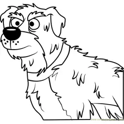 Pound Puppies Stain Free Coloring Page for Kids