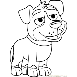 Pound Puppies Taboo Free Coloring Page for Kids