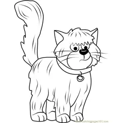 Pound Puppies Tiny Free Coloring Page for Kids