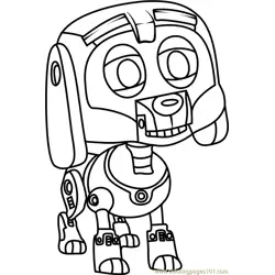 Pound Puppies Toyoshiko Free Coloring Page for Kids