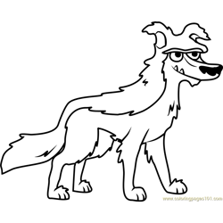 Pound Puppies Woof-Bark-Tooth Free Coloring Page for Kids