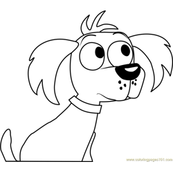 Pound Puppies Yipper Free Coloring Page for Kids