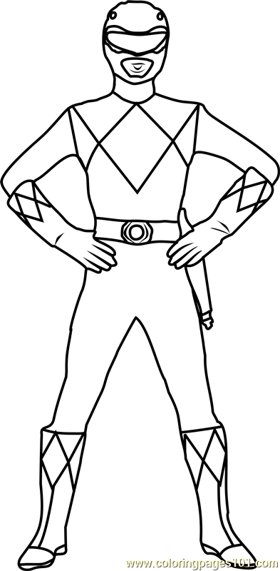 Download HD Jogo Colorir Power Ranger Vemelho No Jogos 360 Pampekids - Red  Power Ranger Dino Charge Coloring Pages Transparent PNG Image 