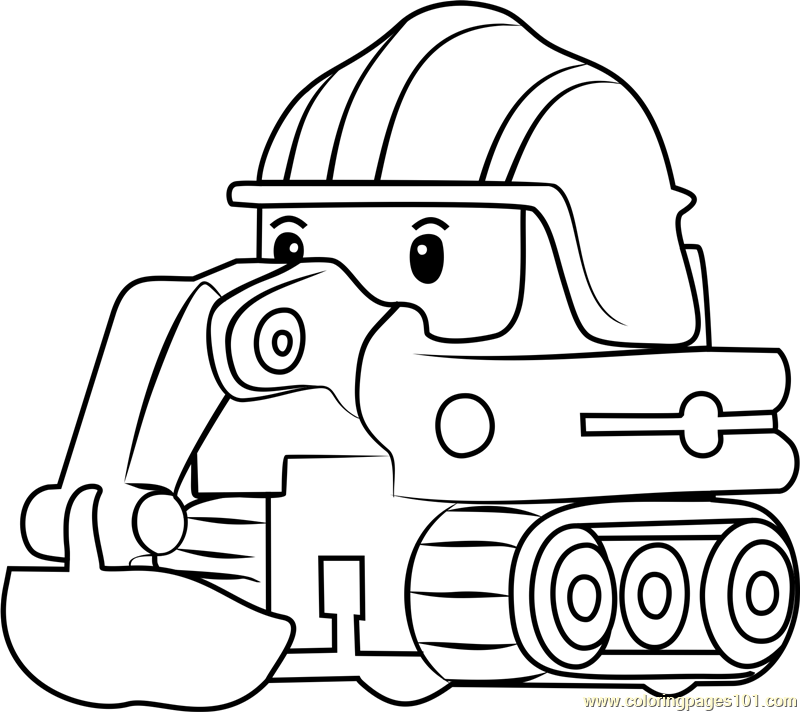 Amber Coloring Page For Kids Free Robocar Poli Printable Coloring Pages ...