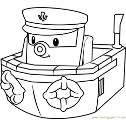 Marine Free Coloring Page for Kids