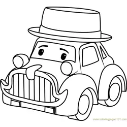Musty Free Coloring Page for Kids