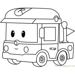 Rody Free Coloring Page for Kids