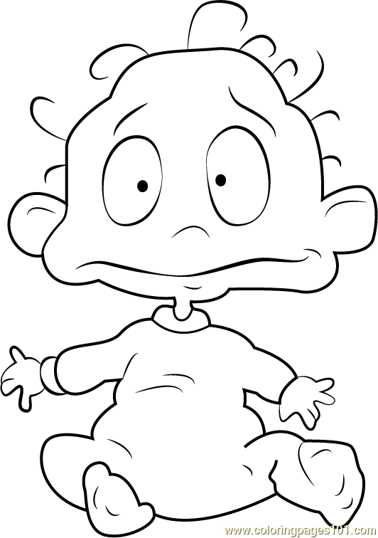 rugrats tommy coloring pages