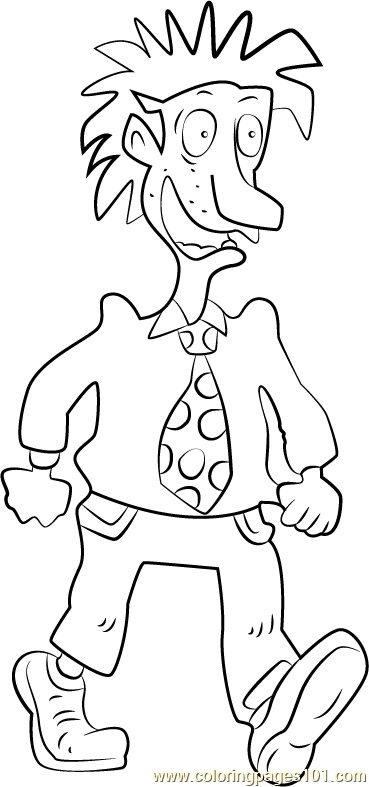 Stu Pickles Coloring Page for Kids   Free Rugrats Printable Coloring ...