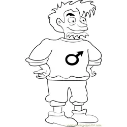 Frederick Free Coloring Page for Kids