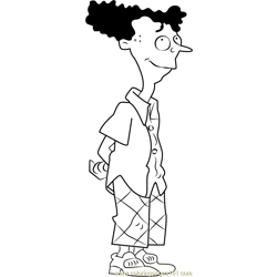 Howard DeVille Free Coloring Page for Kids