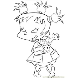 Kimi Finster Free Coloring Page for Kids