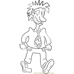 Stu Pickles Free Coloring Page for Kids