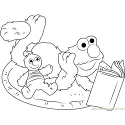 Elmo Reading Book