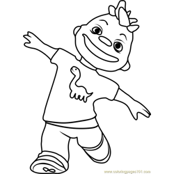 Gerald Free Coloring Page for Kids