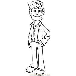 Mort Free Coloring Page for Kids
