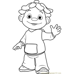 Sid Free Coloring Page for Kids