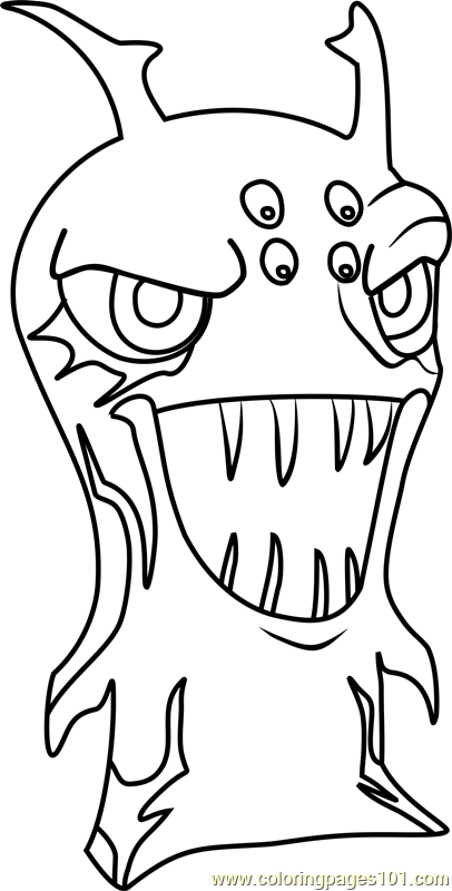 Attacknet Coloring Page for Kids - Free Slugterra Printable Coloring