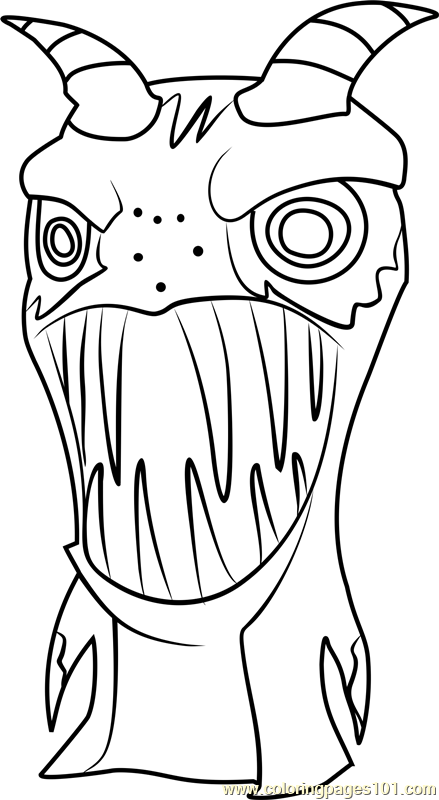 Sand Mangler Coloring Page for Kids - Free Slugterra Printable Coloring