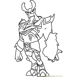 Brimstone Free Coloring Page for Kids