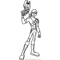 Eli Shane Free Coloring Page for Kids