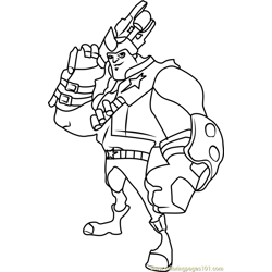 Kord Zane Free Coloring Page for Kids