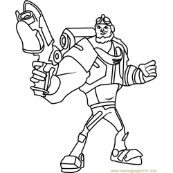 Locke Free Coloring Page for Kids