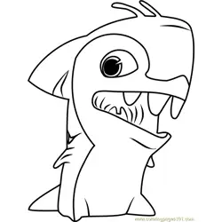 MakoBreaker Free Coloring Page for Kids