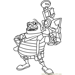 Pronto Geronimole Free Coloring Page for Kids