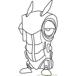 Roboslug Free Coloring Page for Kids