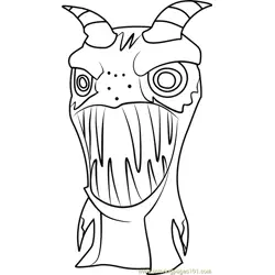 Sand Mangler Free Coloring Page for Kids