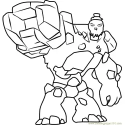 Stone Warriors Free Coloring Page for Kids