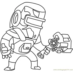 Welder Walter Free Coloring Page for Kids