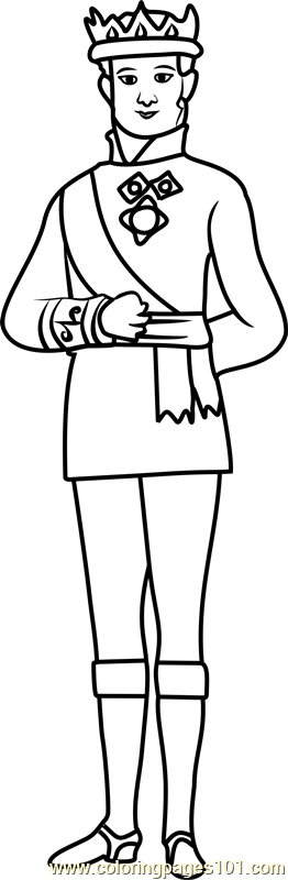 King Roland II Coloring Page for Kids - Free Sofia the First Printable