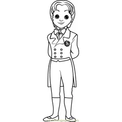 Prince James Free Coloring Page for Kids