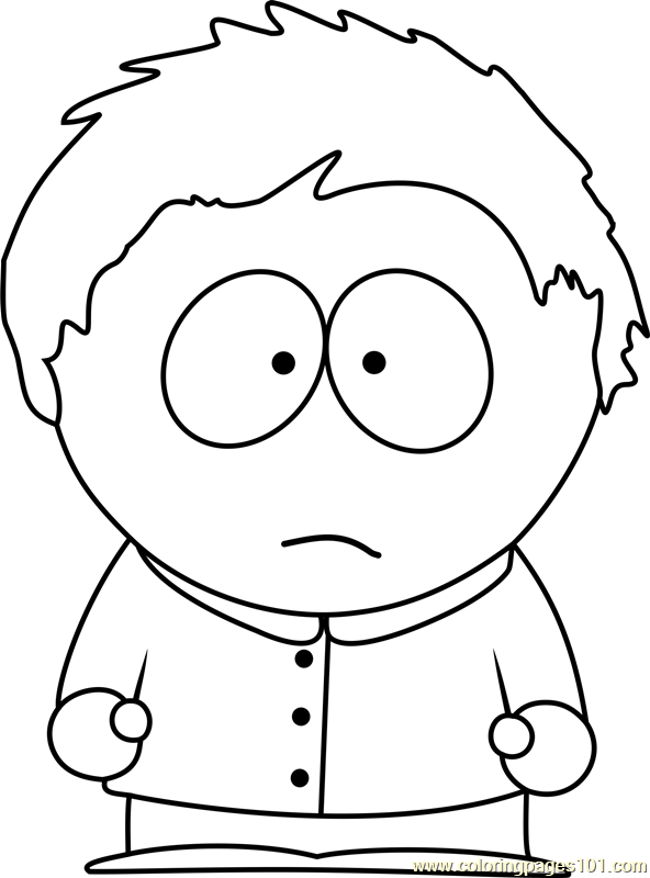 Clyde Donovan From South Park Coloring Page For Kids Free South Park Printable Coloring Pages Online For Kids Coloringpages101 Com Coloring Pages For Kids
