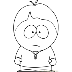 Bradley Biggle from South Park Free Coloring Page for Kids