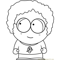 Dougie from South Park Free Coloring Page for Kids