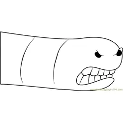 Alaskan Bull Worm Free Coloring Page for Kids