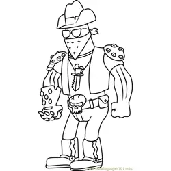 Dennis Free Coloring Page for Kids
